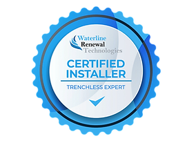 Certified trenchless sewer liner installer